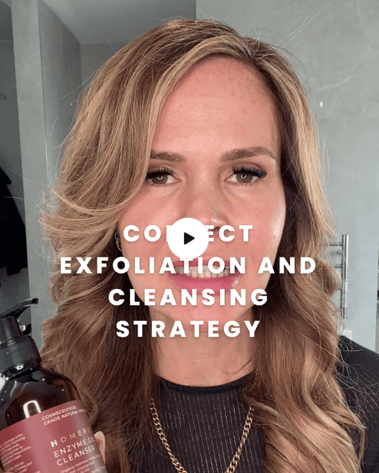 Correct Exfoliation and Cleansing Strategy