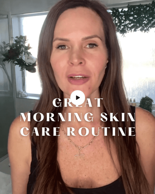 Good morning skincare routine with HOMEPEEL’s Cosmeceutical Grade Natural Skincare range