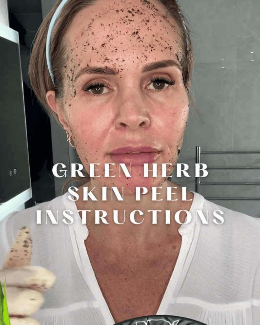 How to use the Green Herb Skin Peel Instructions