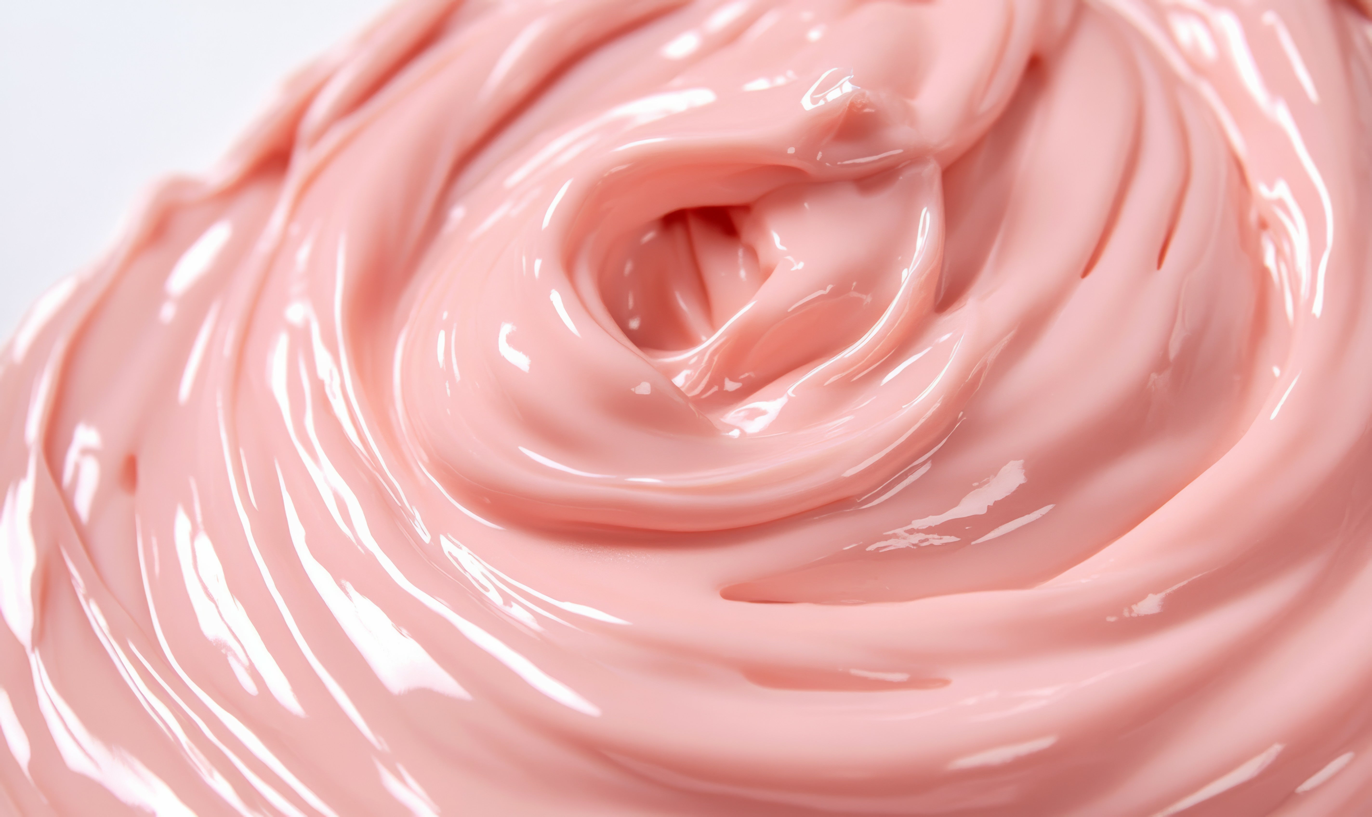 pink face clay mask
