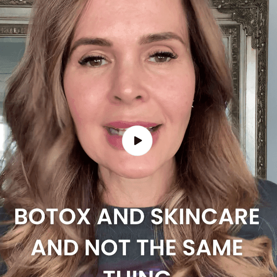 BOTOX and skincare and NOT the same thing