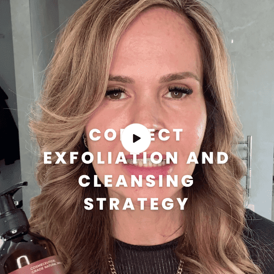 Correct Exfoliation and Cleansing Strategy