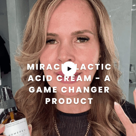 Introducing Homepeel's Miracle Lactic Acid Cream - A Game Changer Product