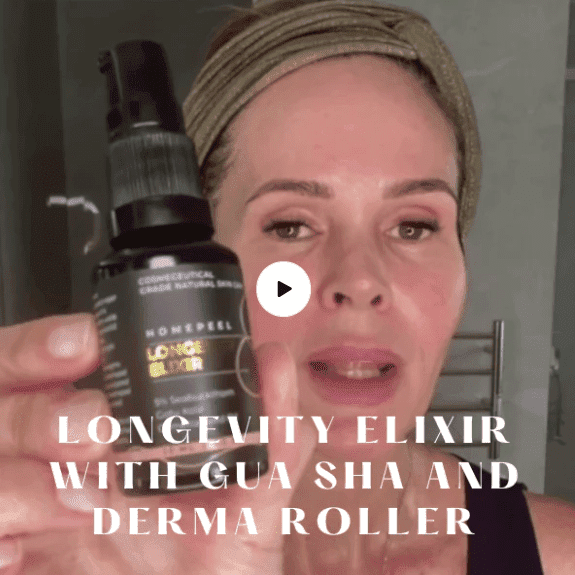 Longevity Elixir with Gua Sha and Derma roller